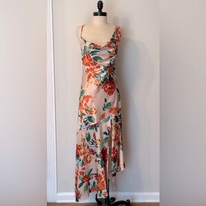 Floral Sleeveless Dress - Multicolor
